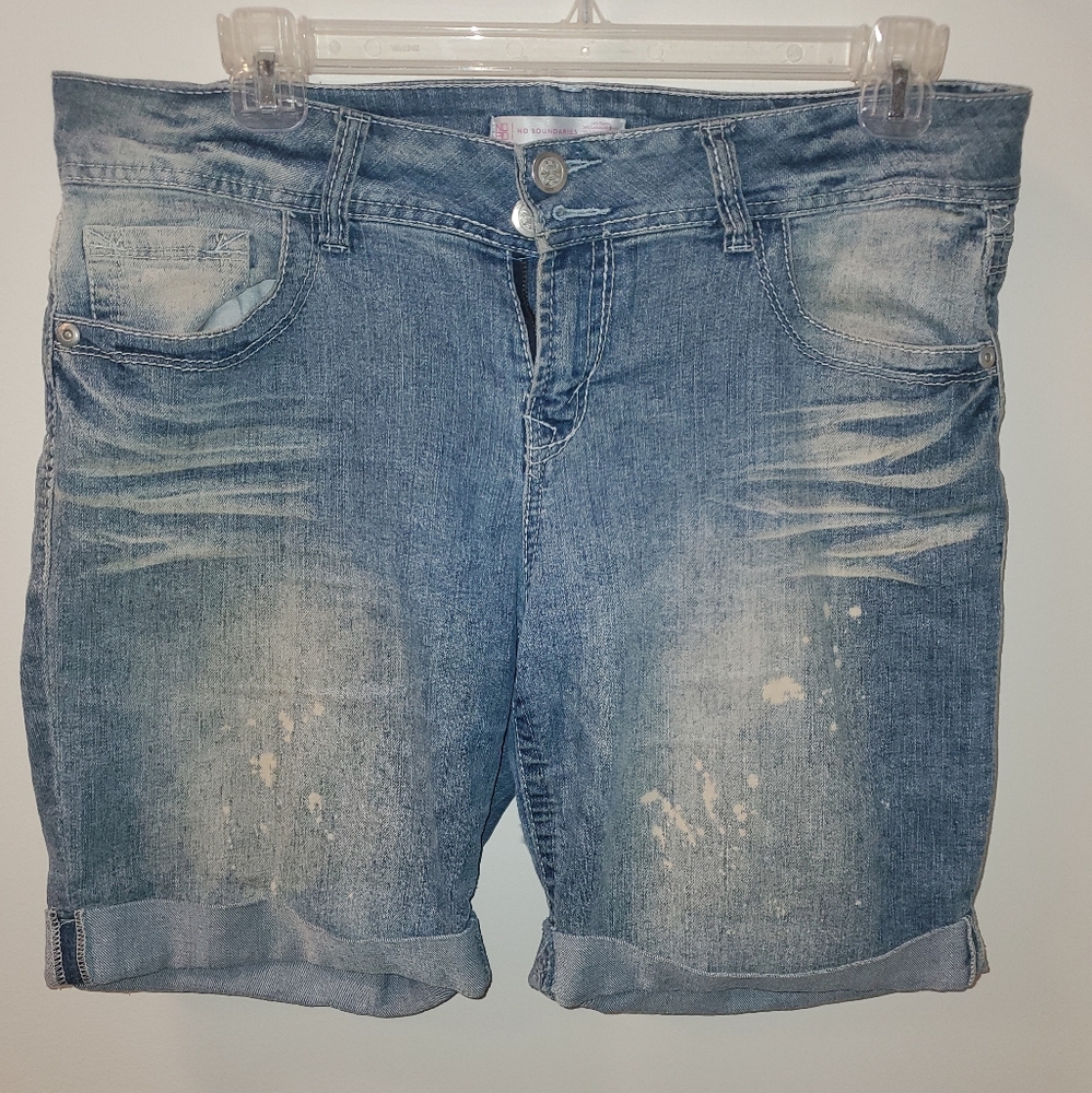 No Boundaries Denim Shorts 17‎